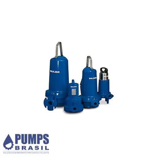 Bombas submersíveis para bombeamento de esgoto