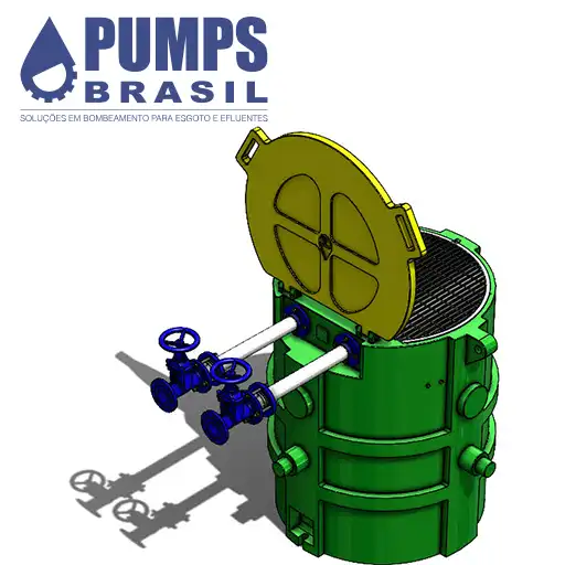 Elevatória de Esgoto Compacta Grundfos